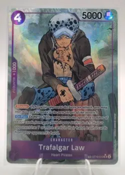 Trafalgar Law ST10-010 Treasure Rare TR Alternate Art One Piece Card English - Image 1