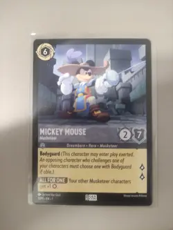 Disney Lorcana Musketeer Event Promos 3 Card Set Goofy Mickey And Signed Donald - Image 2