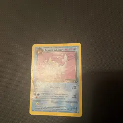 French Pokemon Card Aquali Obscur 1st Edition 45/82 (Dark Vaporeon) - Image 2