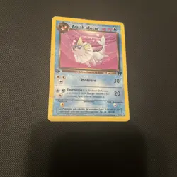 French Pokemon Card Aquali Obscur 1st Edition 45/82 (Dark Vaporeon) - Image 3