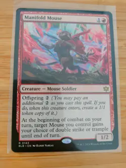 MTG Manifold Mouse 0143 Bloomburrow M/NM Free UK P&P - Image 1