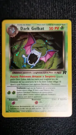 🔥 Pokemon - Dark GOLBAT 7/82 Team Rocket ITA HOLO No Charizard NM MT 🔥 - Image 1