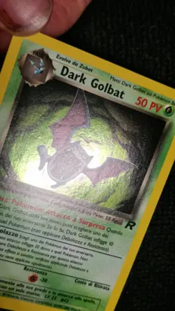 🔥 Pokemon - Dark GOLBAT 7/82 Team Rocket ITA HOLO No Charizard NM MT 🔥 - Image 2