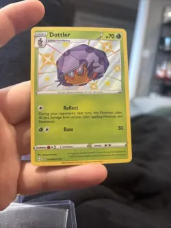 Pokemon TCG Dottler SV008/SV122 Shining Fates Baby Shiny Holo Rare Near Mint - Image 1