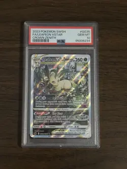 PSA 10 Pokemon 2023 Crown Zenith GG35 Leafeon VSTAR Alternate Art - Image 1