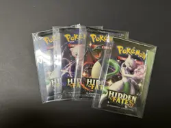 Pokemon Hidden Fates Booster Pack x4 & Gyarados GX Tin Sealed - Image 3