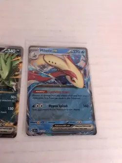 Pokemon EX Rare Card Lot Of 2 Tyranitar Milotic - Image 3