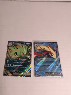 Pokemon EX Rare Card Lot Of 2 Tyranitar Milotic - Image 4