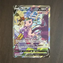 Pokemon Mew V Fusion Strike 251/264 Full Art Holo Ultra Rare V Card - Image 1