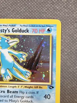 Misty's Golduck 12/132 Holo Rare Gym Challenge Pokemon Card WoTC Vintage HP - Image 4