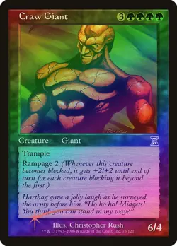 Craw Giant FOIL Time Spiral - Timeshifted PLD Green Special MTG CARD ABUGames - Image 1
