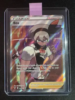 Bea Trainer 180/185 Vivid Voltage Rare Ultra NM Near Mint Pokemon Card - Image 1