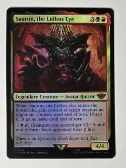 Sauron, the Lidless Eye #288 (Foil)Lord of the Rings LTR Magic MTG Free Shipping - Image 3