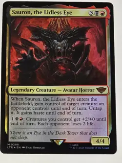 Sauron, the Lidless Eye #288 (Foil)Lord of the Rings LTR Magic MTG Free Shipping - Image 4