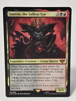 Sauron, the Lidless Eye #288 (Foil)Lord of the Rings LTR Magic MTG Free Shipping - Image 5