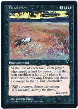 DESOLATION X1 MAGIC MTG VISIONS EXCELLENT (EX) 1997 - Image 1