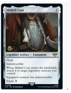 MITHRIL COAT PRERELEASE FOIL LOTR +10 Random Rares MTG Magic the Gathering - Image 1