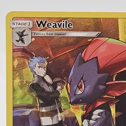 Pokemon Cards Weavile Secret Rare Holo 238/236 Cosmic Eclipse NM 2019 - Image 3