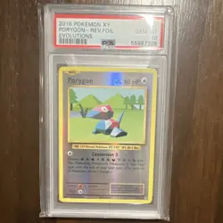 Pokemon Porygon 71/108 Evolutions Reverse Foil PSA 10 60 HP Uncommon - Image 1