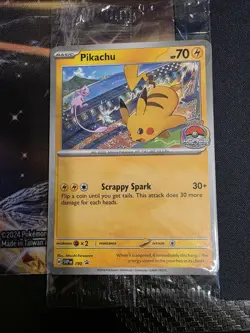 Pikachu 190 World Championships 2024 PROMO SVP EN Sealed Pokemon TCG - Image 1