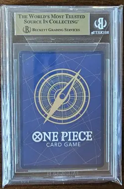 One Piece OP13 Monkey D Luffy Japanese Red Manga Alt Art OP13-118 BGS 10 - Image 2