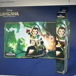 NEW SEALED RAVENSBURGER DISNEY LORCANA EXCLUSIVE BELLE ARCHER PLAYMAT *PRESALE* - Image 1