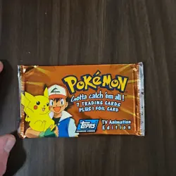 Topps Pokemon TV Animation Edition Trading Card Packs[ 9] Cards Foil Pikachu Ash - Image 2