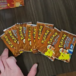 Topps Pokemon TV Animation Edition Trading Card Packs[ 9] Cards Foil Pikachu Ash - Image 4