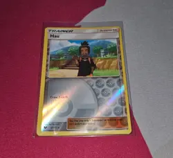 Pokemon TCG Card - Shining Legends Reverse Holo Foil - Hau 61/73 - Image 1