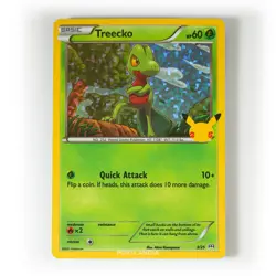 Pokemon - Treecko Holo - 3/25 - McDonald's 25th Anniversary Card - Image 1