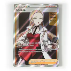 Pokemon - Oleana - 191/192 - SWSH Rebel Clash - Full Art Card - Image 1