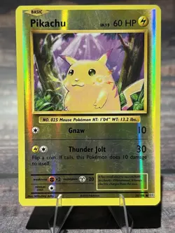 Pikachu 35/108 Evolutions Reverse Holo Pokemon Card - Image 1