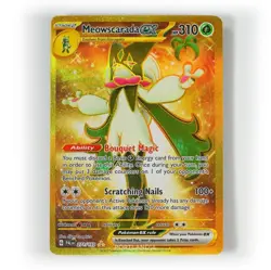 Pokemon - Meowscarada ex - 271/193 - SV Paldea Evolved - Gold Secret Rare Card - Image 1