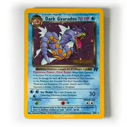 Pokemon - Dark Gyarados - Prerelease Holo - 8/82 - Team Rocket - Promo Card - NM - Image 1