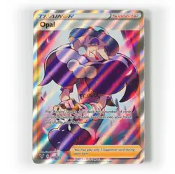 Pokemon - Opal - 184/185 - SWSH Vivid Voltage - Full Art Trainer Card - Image 1