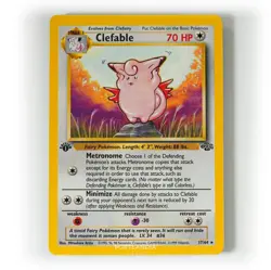 Pokemon - Clefable - 1st Edition - Non Holo - 17/64 - Jungle - Rare Card - Image 1