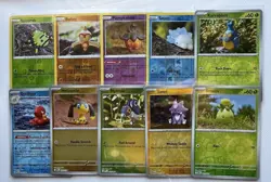 Pokemon Yuka Morii Illustrator Lot Of 10 Reverse Holo Cards All LP/NM - Image 1