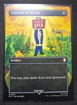 Crucible of Worlds (Borderless) NM Normal Universes Beyond: Fallout | MTG - Image 1