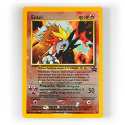 Pokemon - Entei - Reverse Holo - 34 - Black Star Promo Card - LP - Image 1