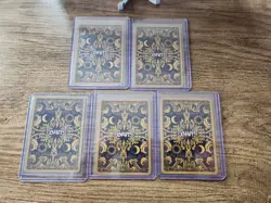 Back Alley Mages TCG Land & Source Full Set Of Gold Transmutation Cards BAM - Image 2