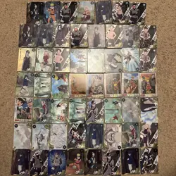 Kayou Naruto Series 1 Heaven Scroll - 55 Card Lot All Mint Condition R-UR-SR - Image 1