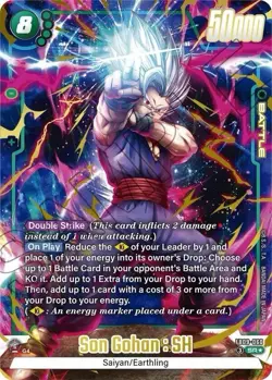 Son Gohan: SH FB09-060 SR Battle Card 50000 Power - Dragon Ball Super Card - Image 1