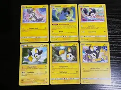 Emolga - Pokemon TCG English Cards Collection From 6 Different Set NM - Image 1