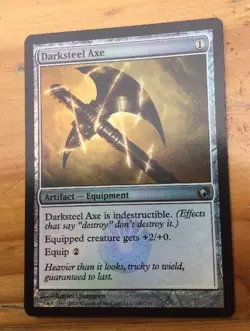 MTG: Darksteel Axe, FOIL - Image 2