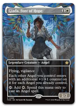 Giada, Font of Hope (Borderless) #298 (NM) Foundations FDN Magic MTG - Image 1