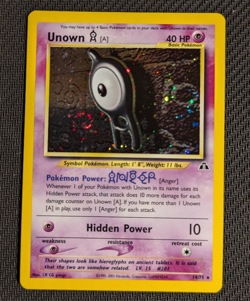 Pokemon Unown A 14/75 Neo Discovery Holo Rare NM! - Image 1