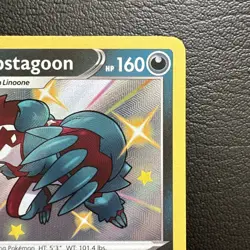 Pokemon - Galarian Obstagoon - SV080/SV122 - Shining Fates Shiny Vault - Holo NM - Image 3