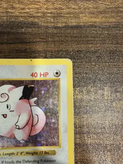 Pokemon TCG Clefairy 1st Edition Base Set Holo Shadowless DMG - Image 4