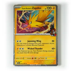 Pokemon - Team Rocket's Zapdos - Cosmos Holo - 070/182 - SV Destined Rivals - Image 1