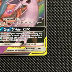 Espeon and Deoxys GX 72/236 Pokemon TCG Unified Minds Tag Team NM - Image 4
